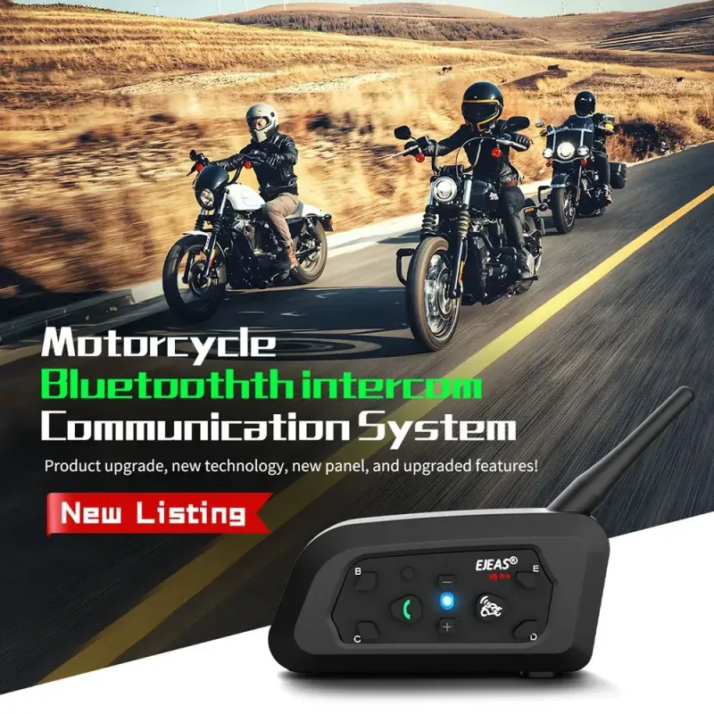 EJEAS V6 PRO+ Bluetooth Helmet Intercom 2