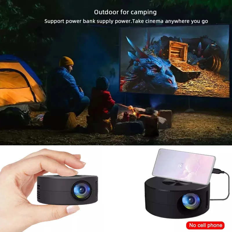 HD 1080P Mini Portable Projector 5