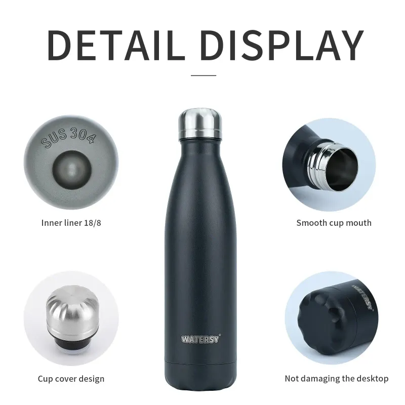 WATERSY 500ml Stainless Steel Insulated Bottle 6
