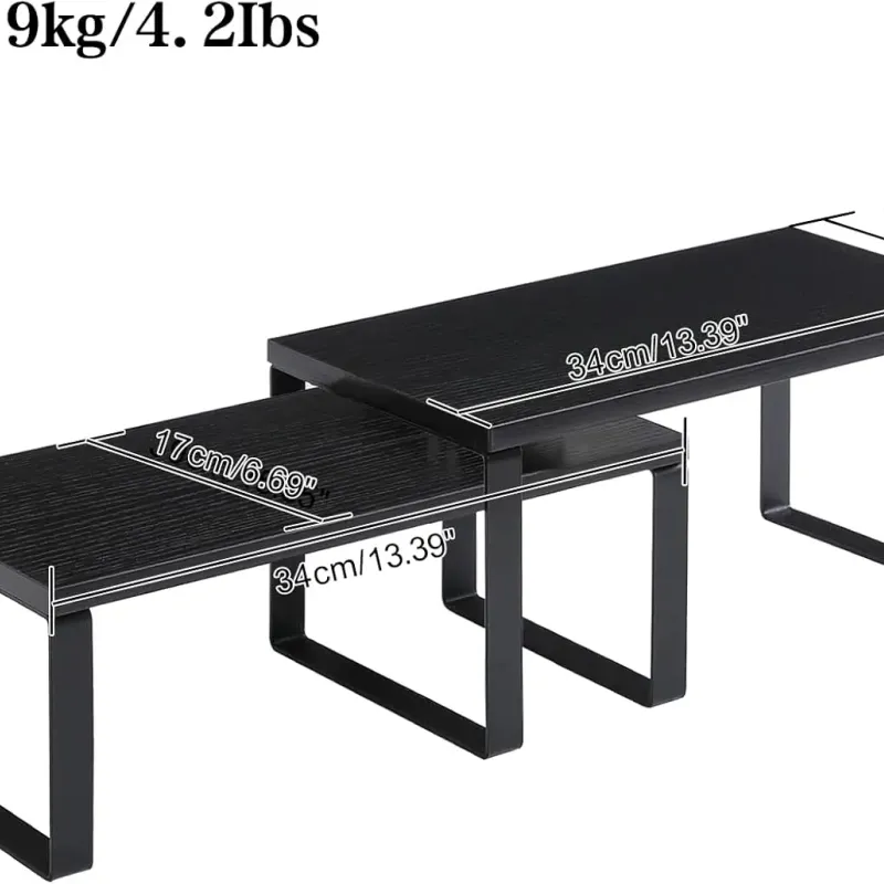 Stackable Countertop Shelf Organizer Set 3