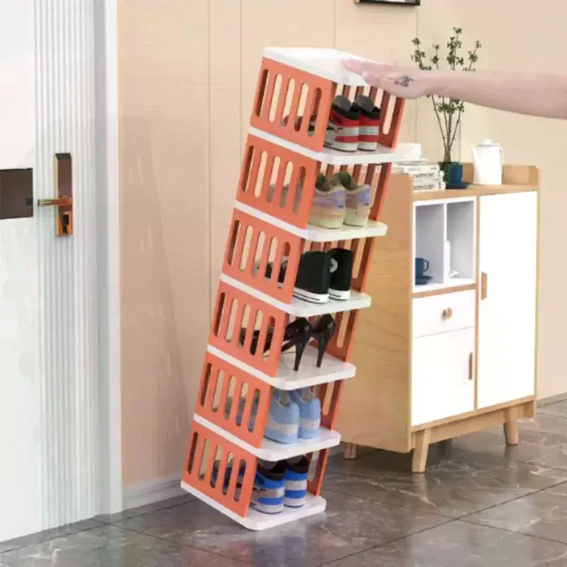 Stackable Narrow Shoe Rack Organizer 1