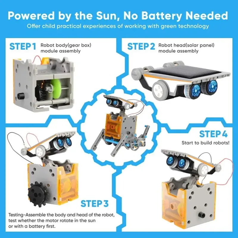 13-in-1 Solar Powered STEM Robot Kit 3