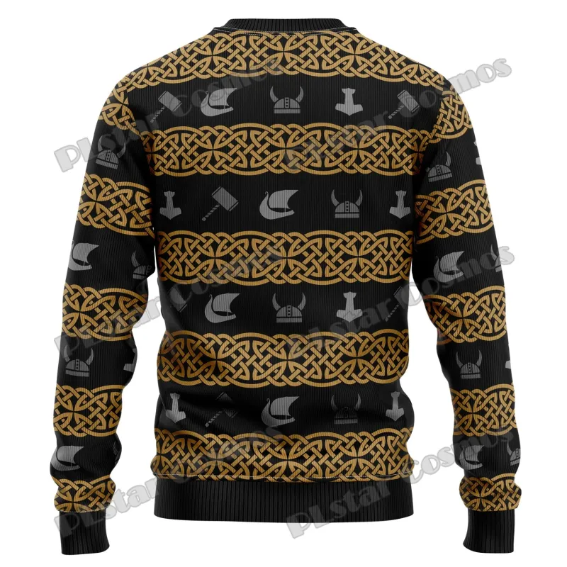 Valhalla Skulls 3D Ugly Christmas Sweater 2
