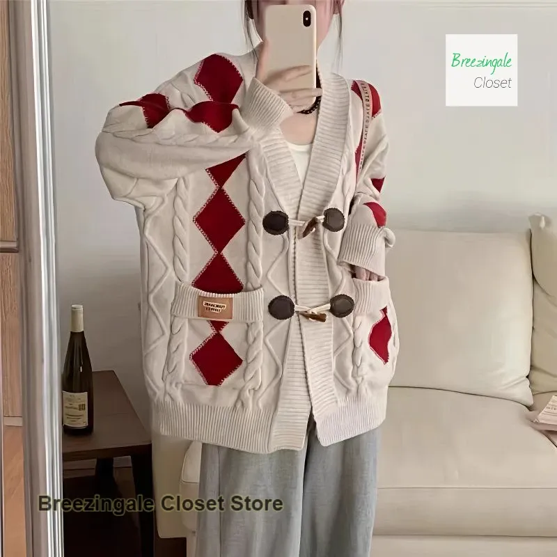 Korean Style Loose Knit Cardigan 3