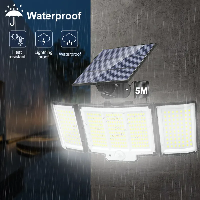 Solar Motion Sensor Flood Lights 2