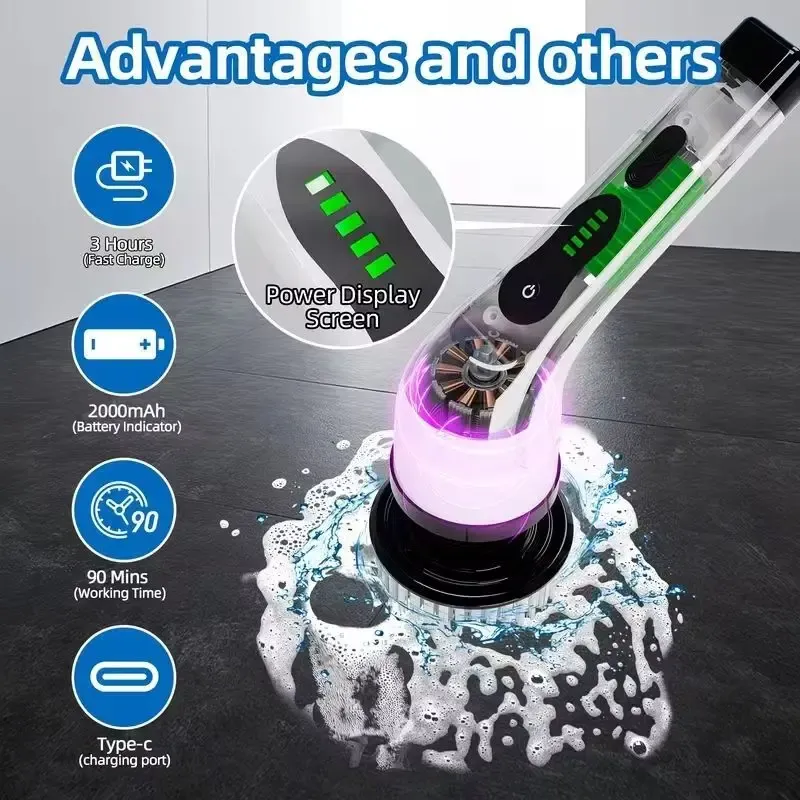 Wireless Electric Spin Scrubber 3