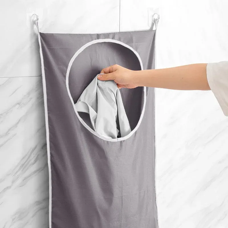 Wall Mounted Laundry Basket Organizer 1