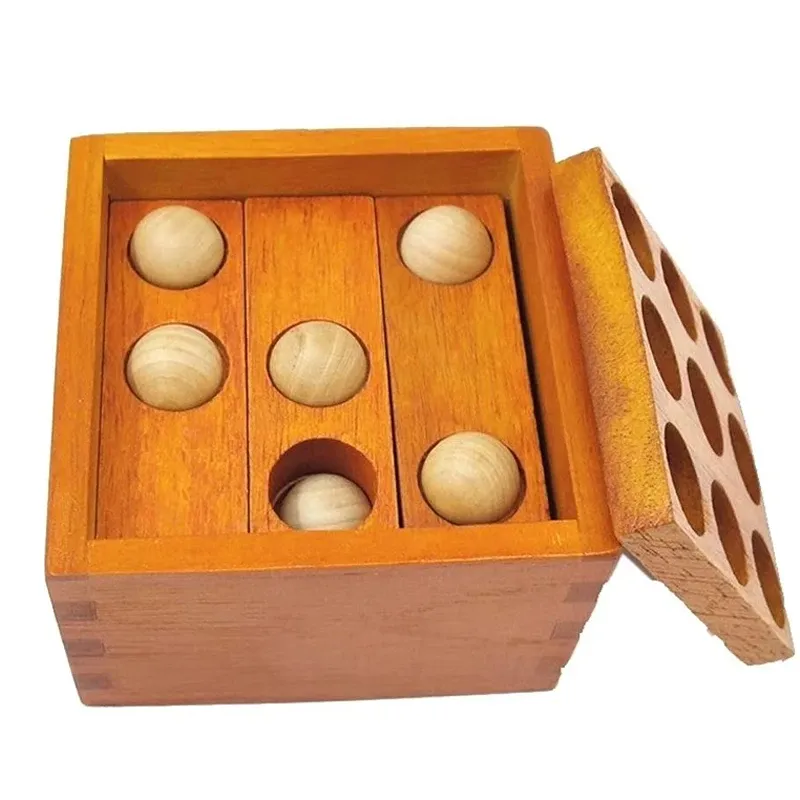 Wooden LuBan Brain Teaser Puzzle 2