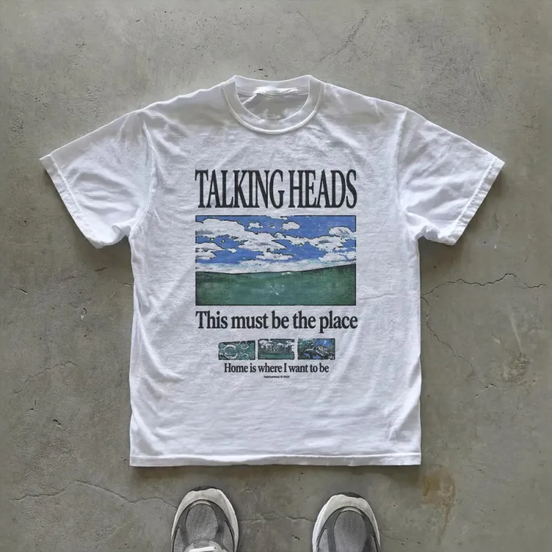 Talking Heads Lyric Tee - This Must Be The Place 1