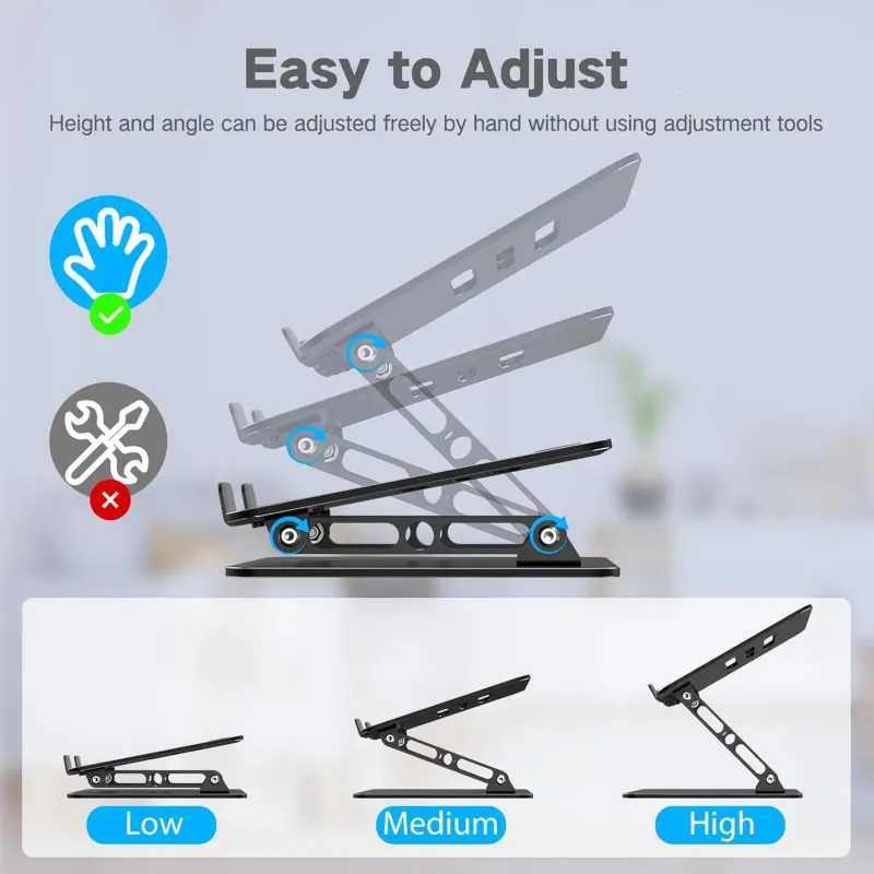 Adjustable Metal Laptop Stand 3
