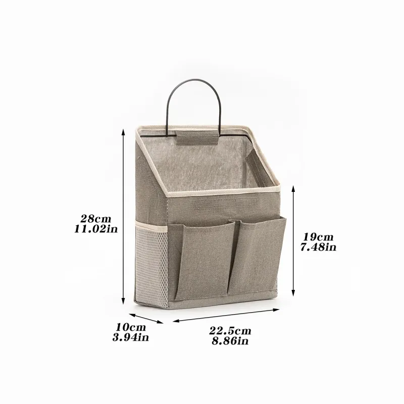 Wall-Mounted Fabric Storage Organizer 4