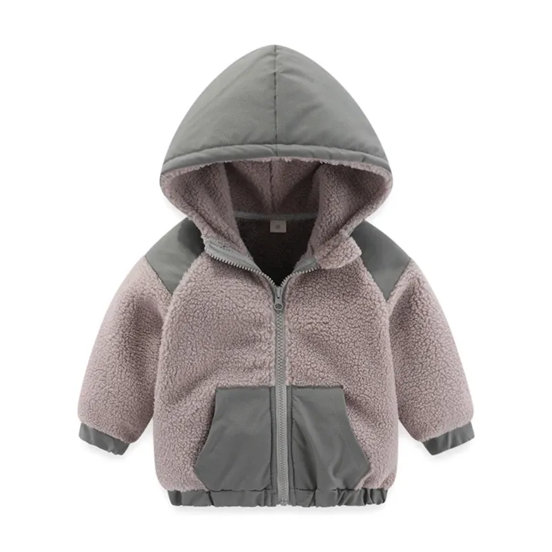 2026 Boys Fleece Winter Jacket Hooded 3