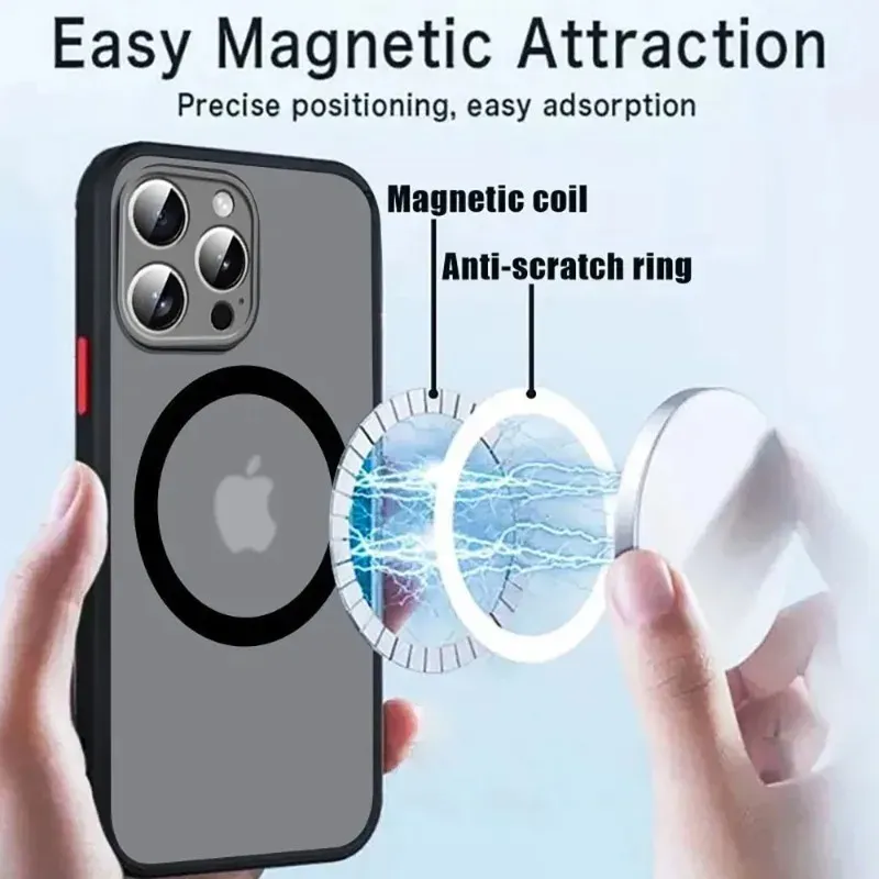 Luxury Armor Matte MagSafe iPhone Case 2