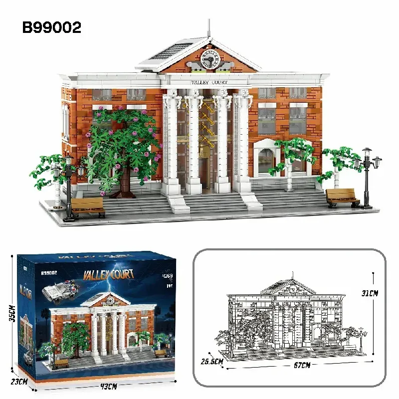 Movie Valley Court Modular Building Blocks (4269PCS) 5