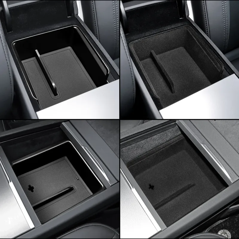 Tesla Armrest Storage Box Organizer 3