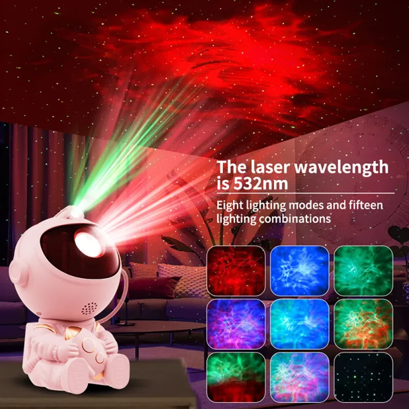 Astronaut Galaxy Star Projector Lamp 2