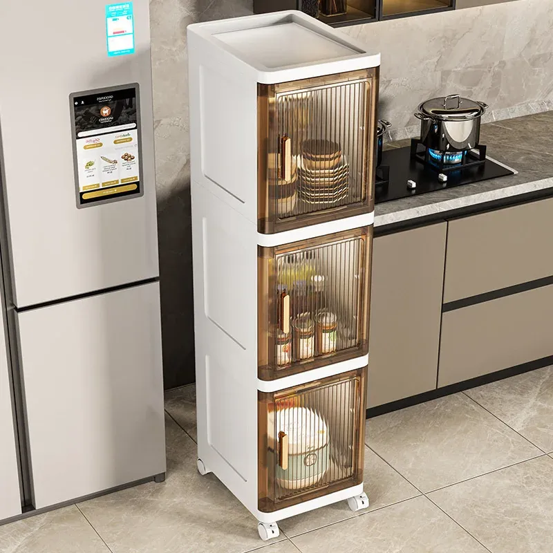 Slim Gap Storage Rack with Wheels 1