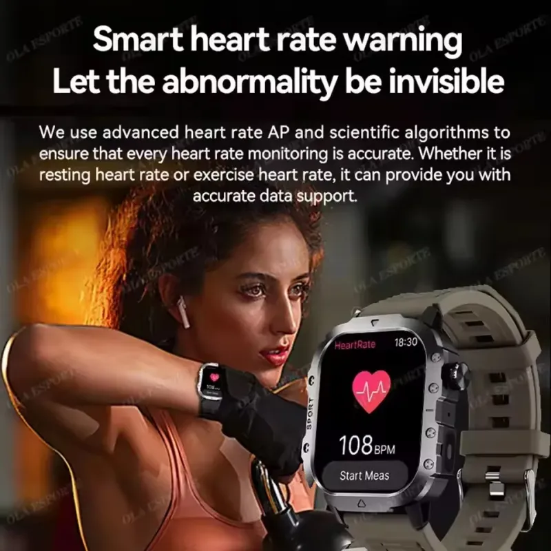 2025 GPS Military SmartWatch 4