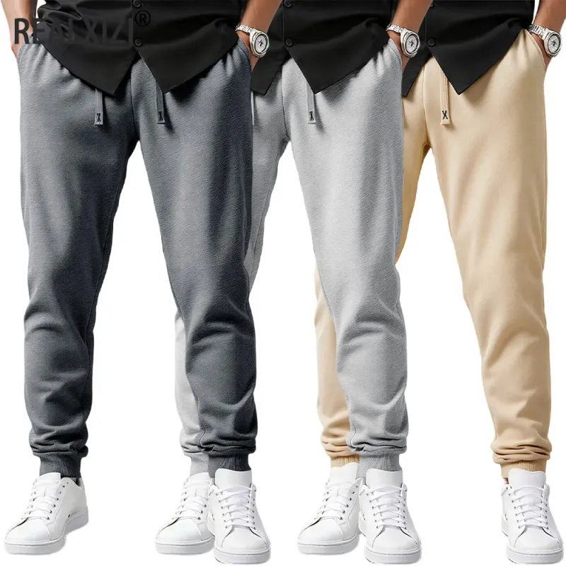 Men's Solid Color Sports Pants 1