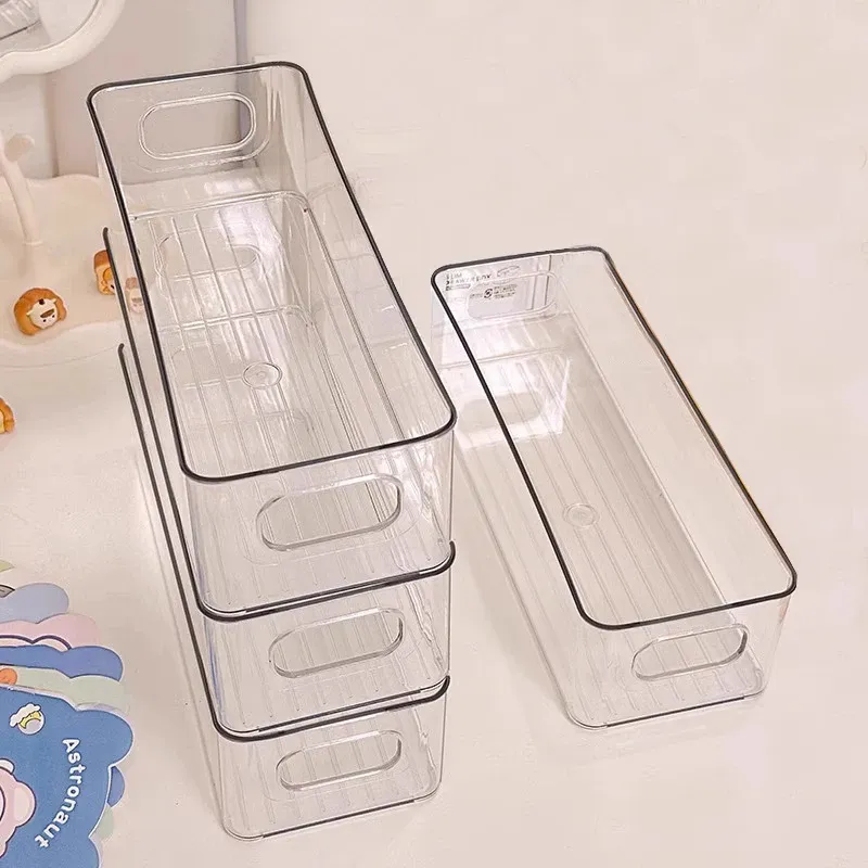 Clear Stackable Storage Bin 1