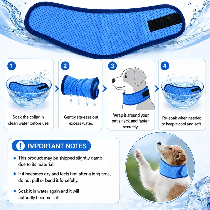 Dog Cooling Scarf Bandana 3