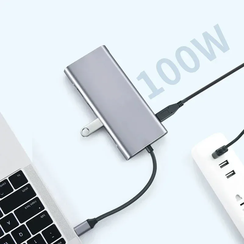 10-in-1 USB C Hub Docking Station 6