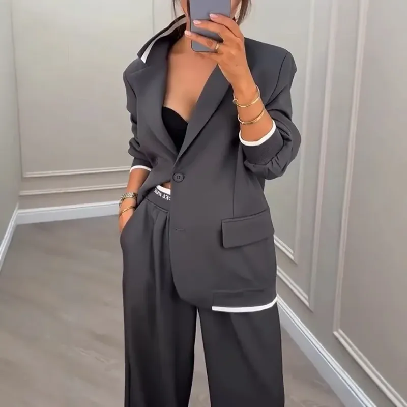 Women's 2-Piece Blazer Outfit Set 4