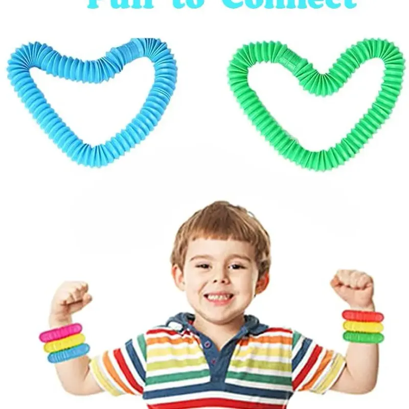 8-Pack Large Pop It Fidget Tubes 5