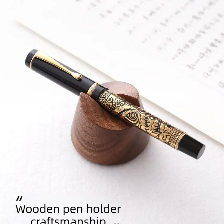 Walnut Wood Pen Holder Stand 3