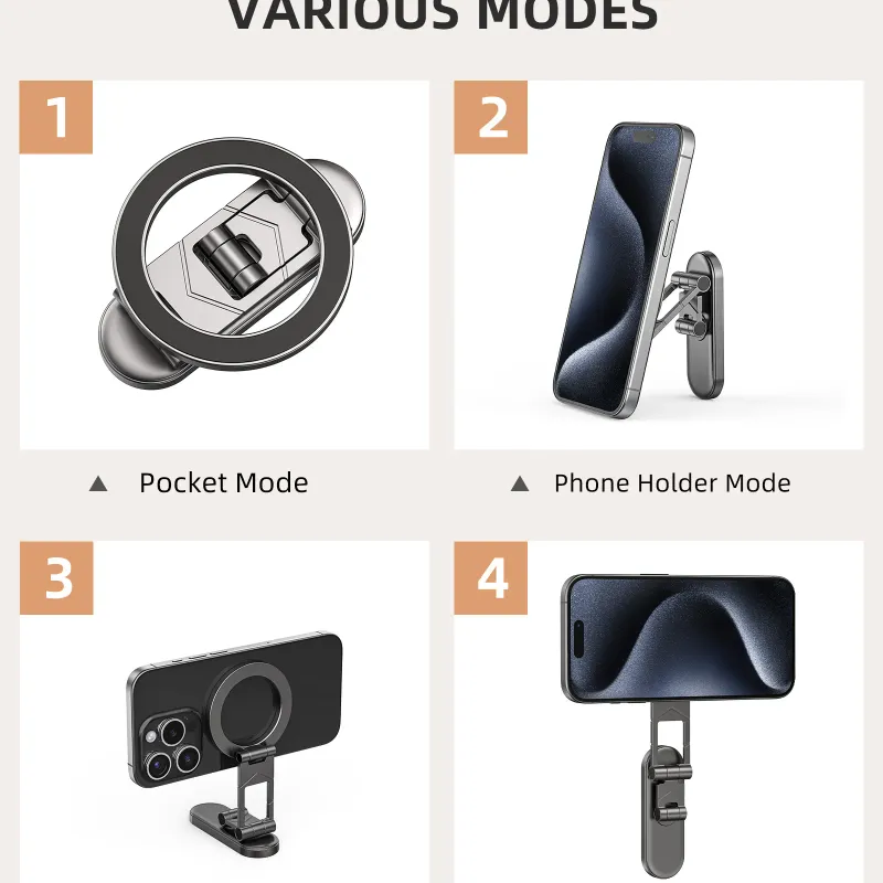 Dual Side Magnetic Car Phone Holder 6