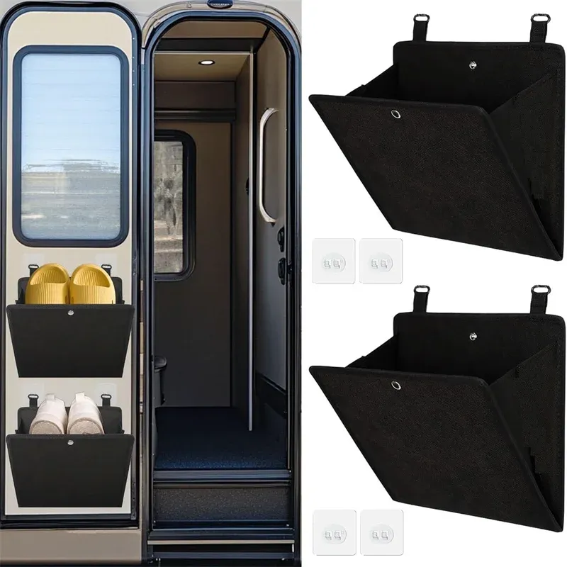 RV Door Shoe Storage Bags 4