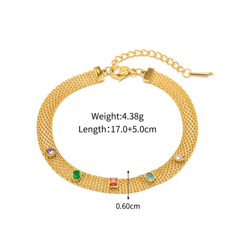 Gold Plated Crystal Choker Necklace 6