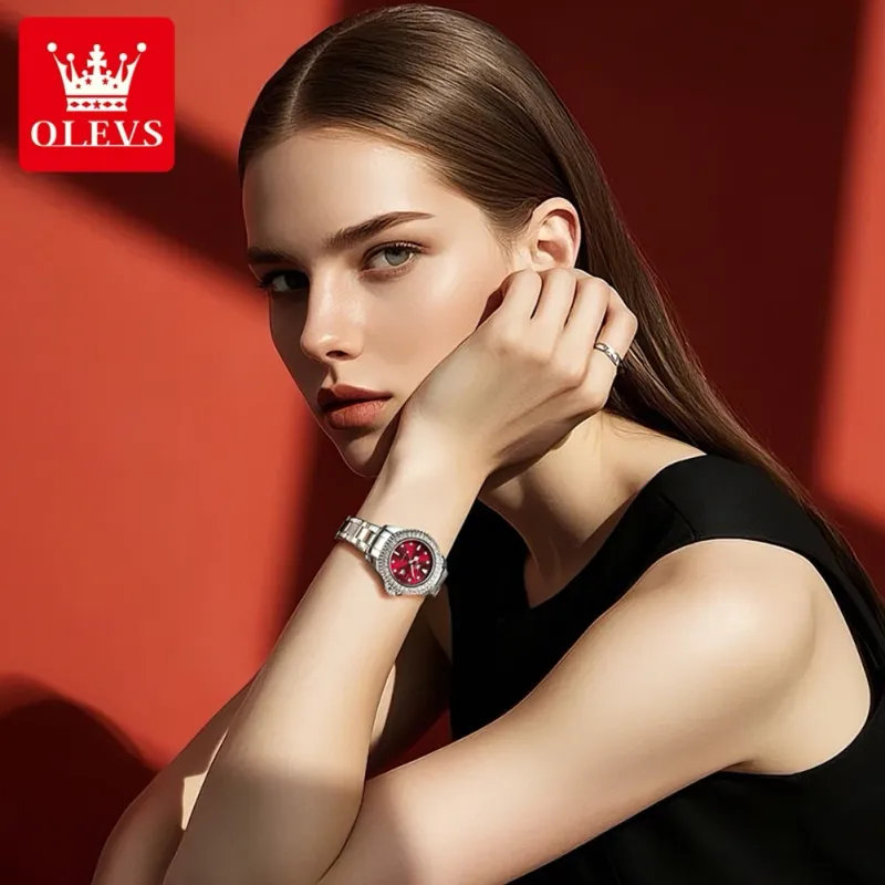 OLEVS 9945 Elegant Ladies Quartz Watch 4