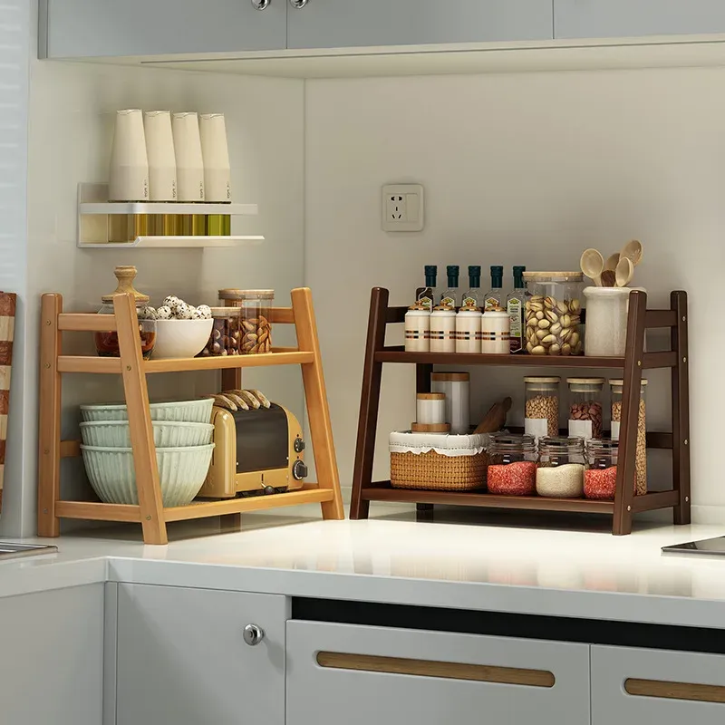 Bamboo Spice Caddy Shelf 2