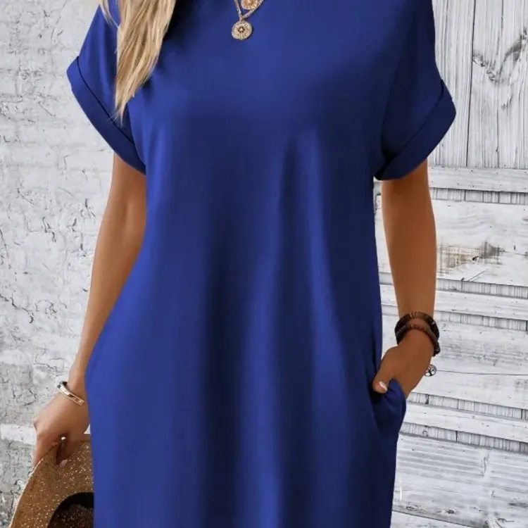 Boho Beach Mini Dress with Pockets 2
