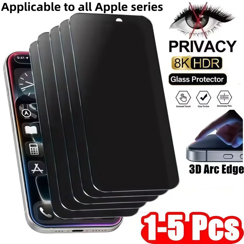 Privacy Tempered Glass Screen Protector for iPhone 1