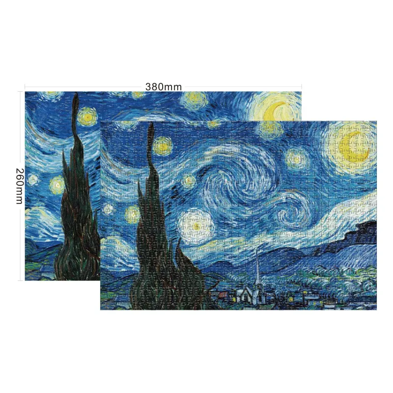 Van Gogh Starry Night 1000 Piece Mini Puzzle 3