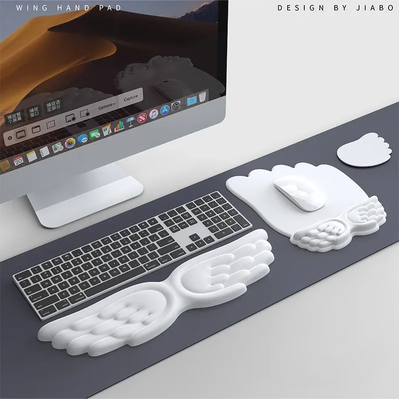 Mechanical Keyboard & Mouse Set with Wrist Rest 1