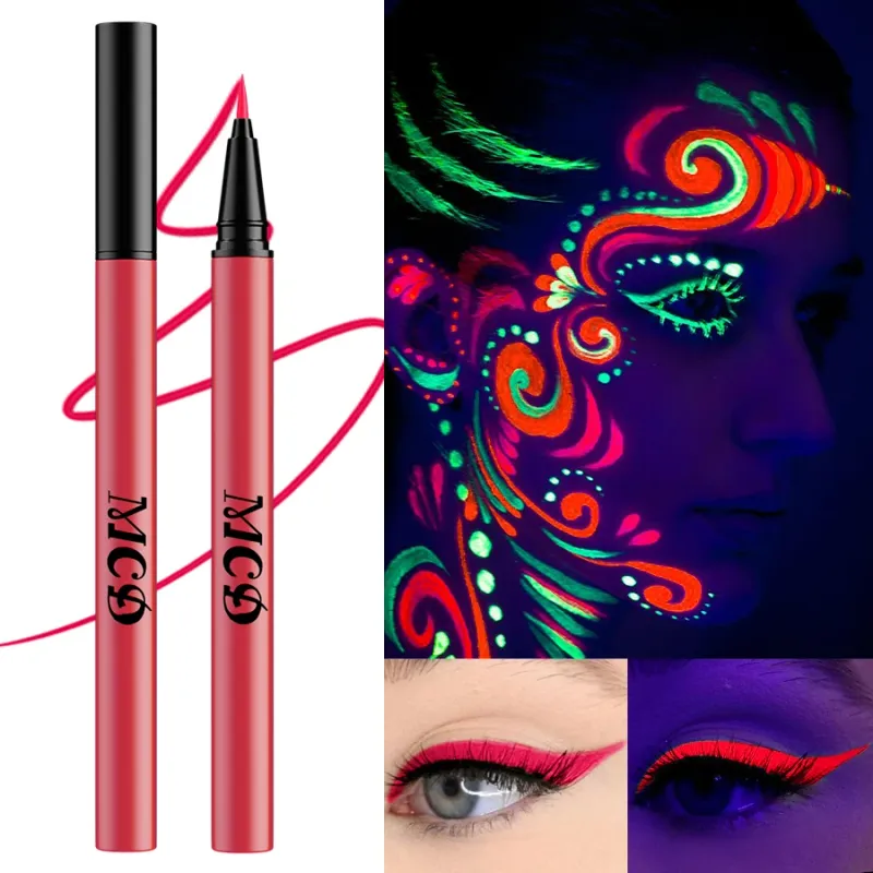 Neon Face & Body Paint Set with UV Light 5