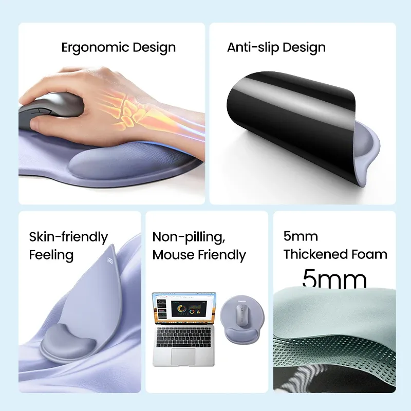 UGREEN Ergonomic Mouse Pad with Wrist Support 2