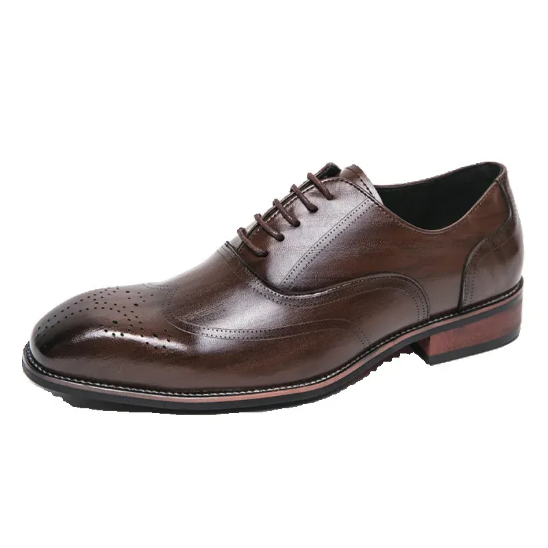 Italian Leather Oxford Dress Shoes 2