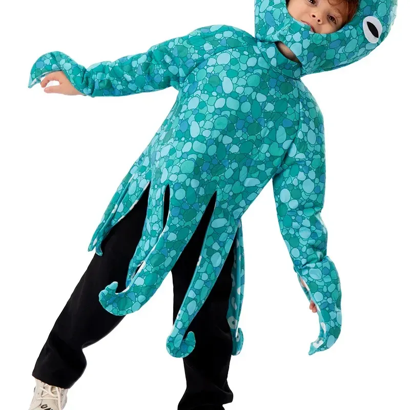 Kids Octopus Cosplay Costume Set 6