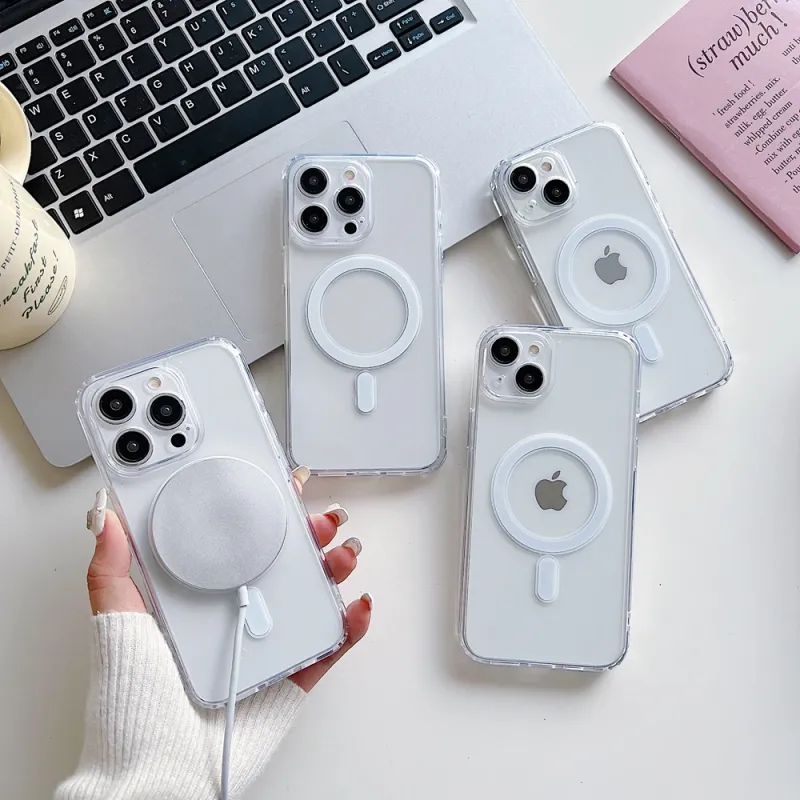 Transparent Magsafe Phone Case for iPhone 6