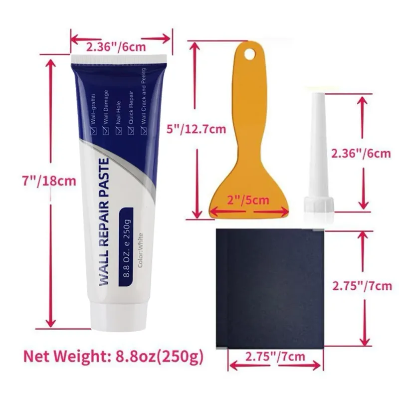 Dry Wall Patch Repair Kit 250g 6