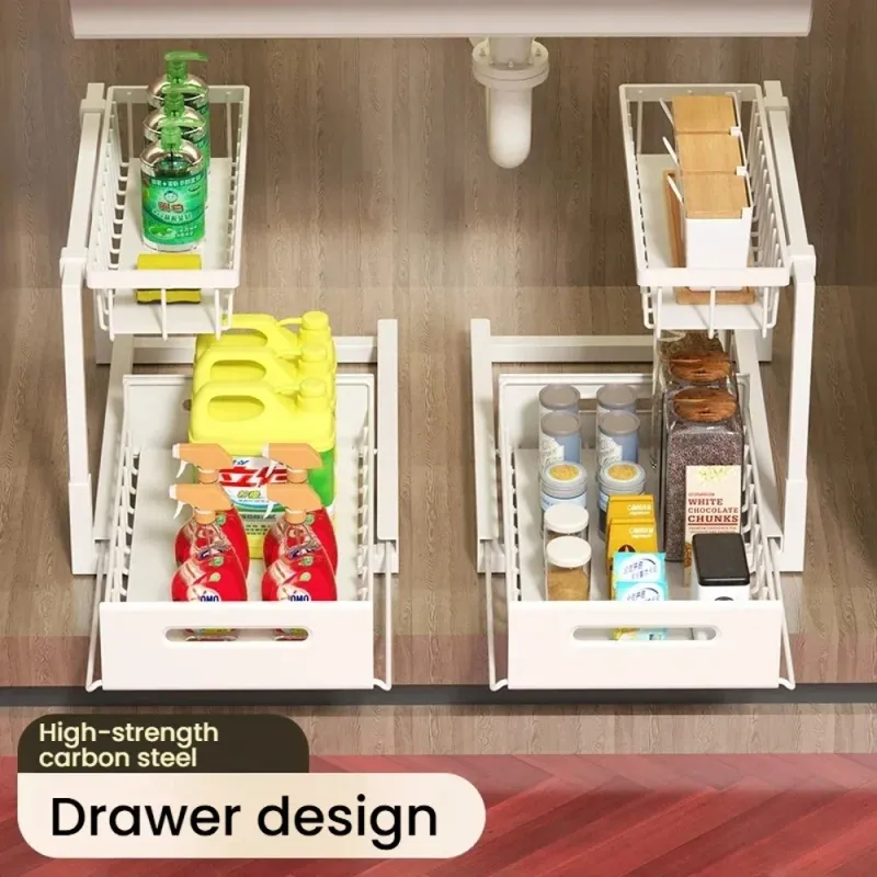 2-Tier Pull-Out Under Sink Organizer 3