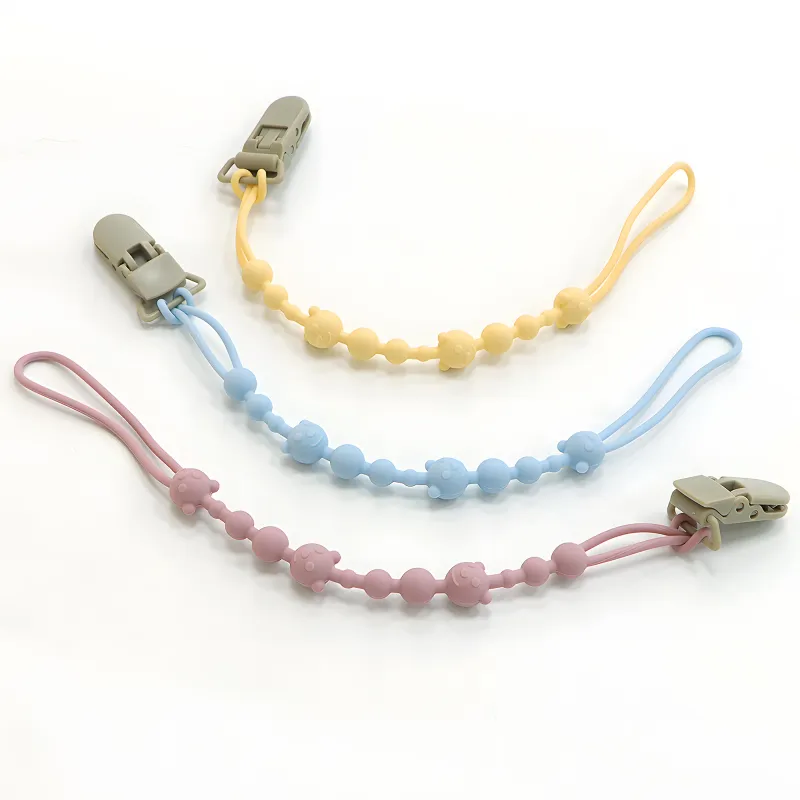 Silicone Pacifier Clip Teether Lanyard 5