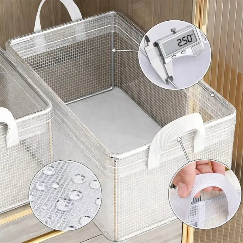 Stackable Metal Frame Storage Basket 5