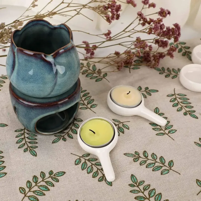 Ceramic Tealight Wax Warmer Spoon 5