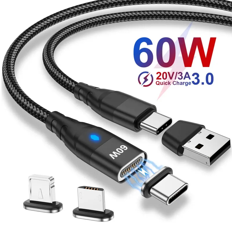 60W Magnetic Fast Charging Cable 1