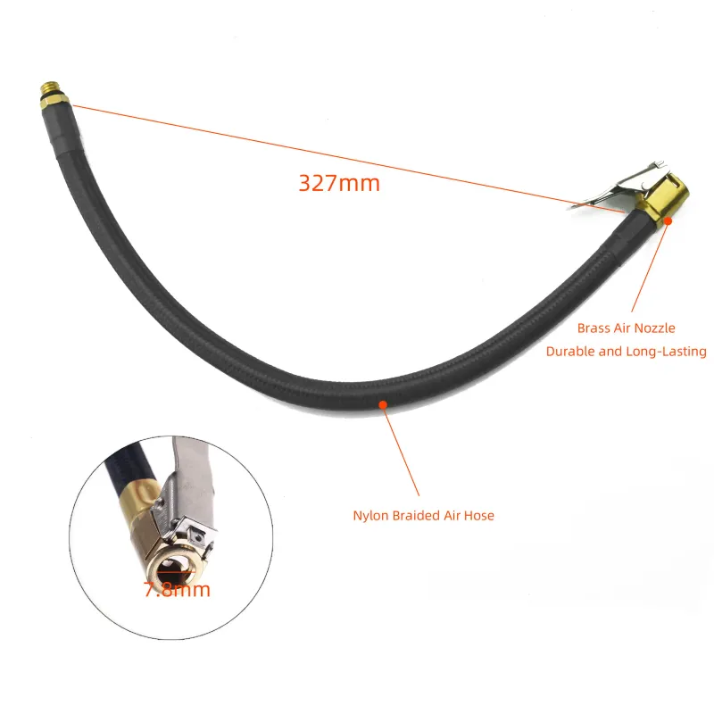LED Digital Tire Pressure Gauge with Hose 3